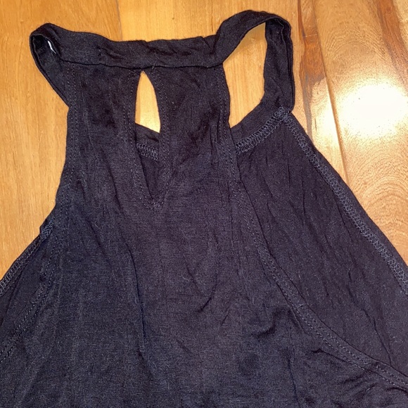 LIKE NEW- TRÈS BIEN LACE KEY HOLE MOCK NECK TANK TOP- WOMENS SMALL - Picture 6 of 6